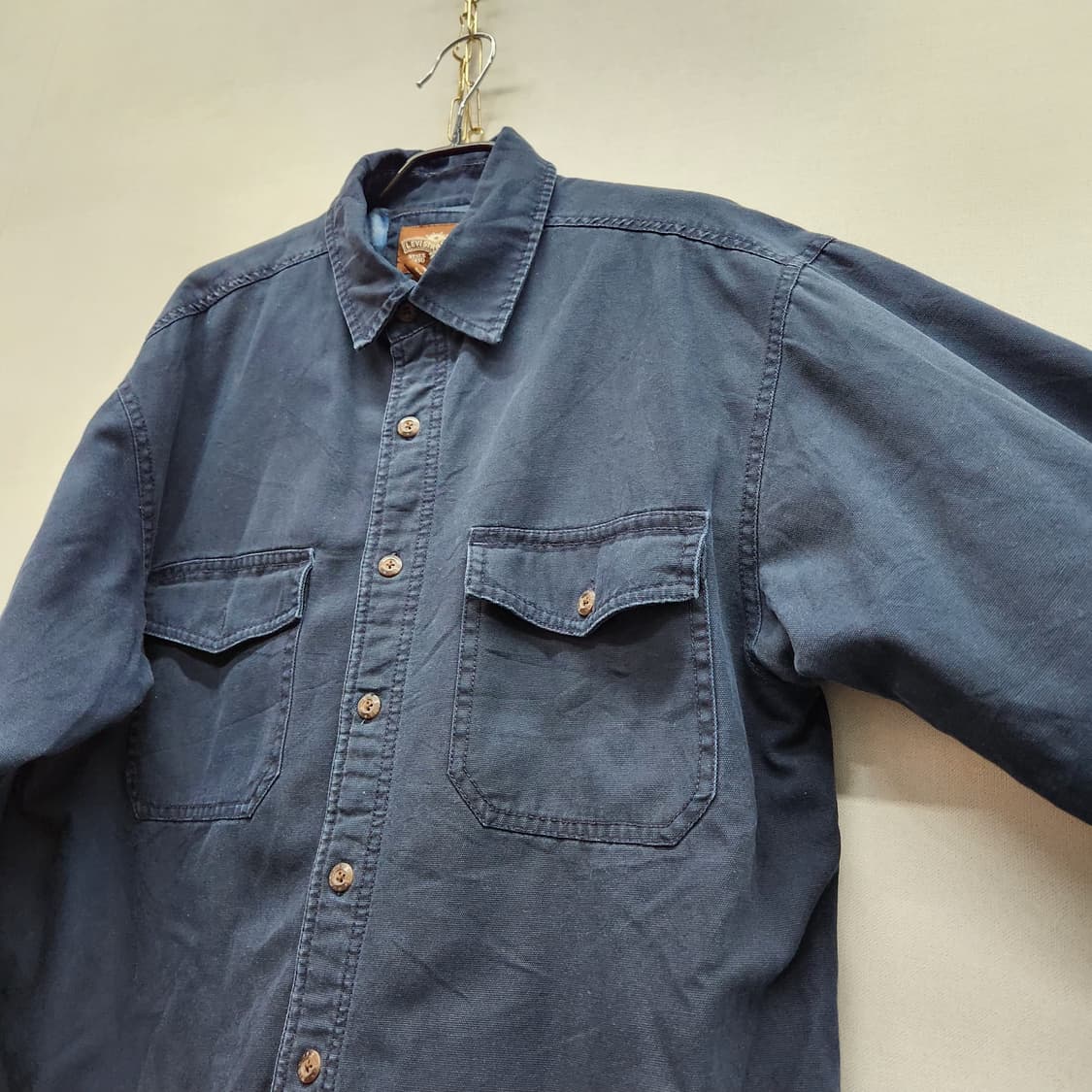 리바이스 투포켓 안감격자패턴 셔츠 M(L) 상품이미지3