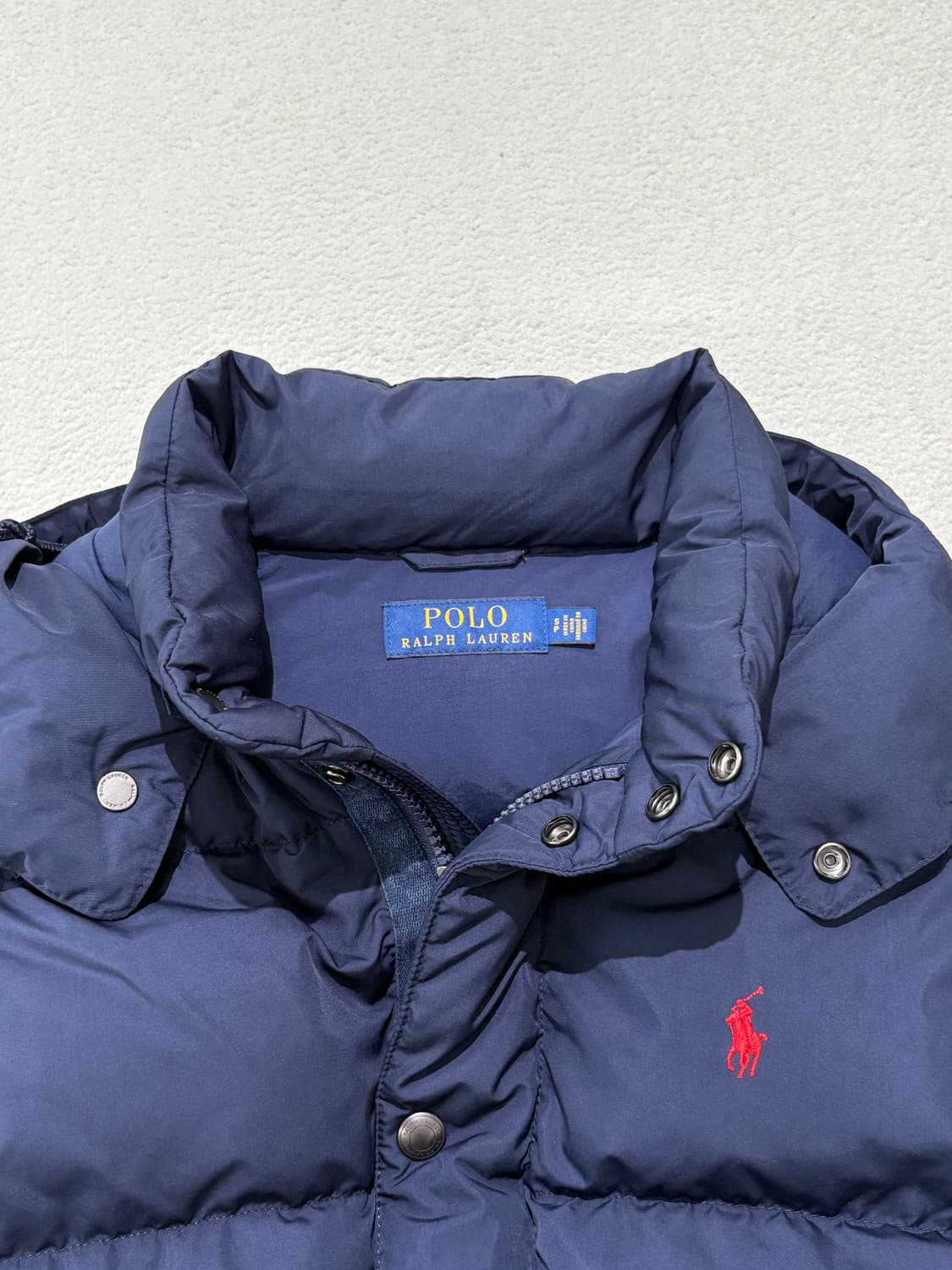 폴로 랄프로렌 덕다운 패딩 네이비 95-100 상품이미지2