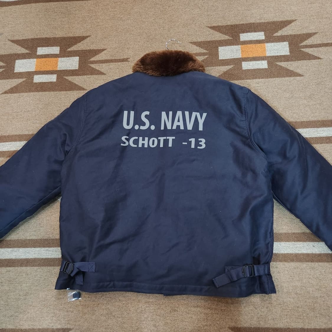 새상품)Schott nyc 쇼트 USN 덕다운 덱 자켓 XL 네이비 상품이미지8