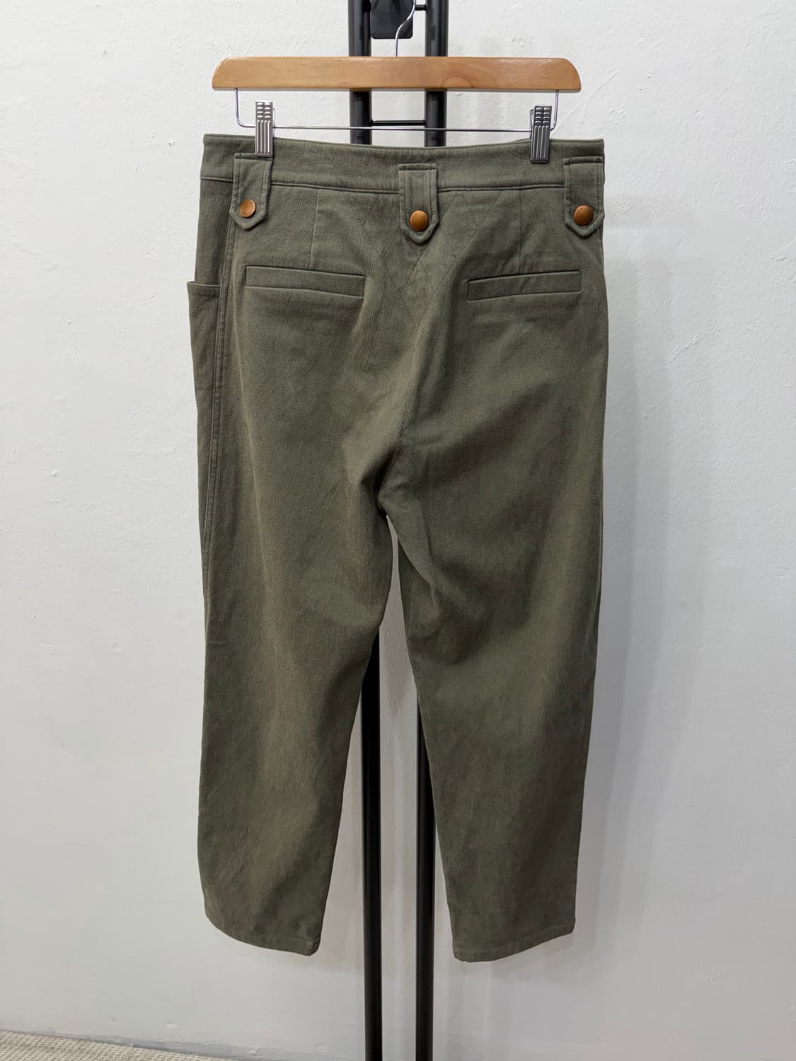 정품) 시스템 한섬 22ss 여성 코듀로이 바지 30 상품이미지5