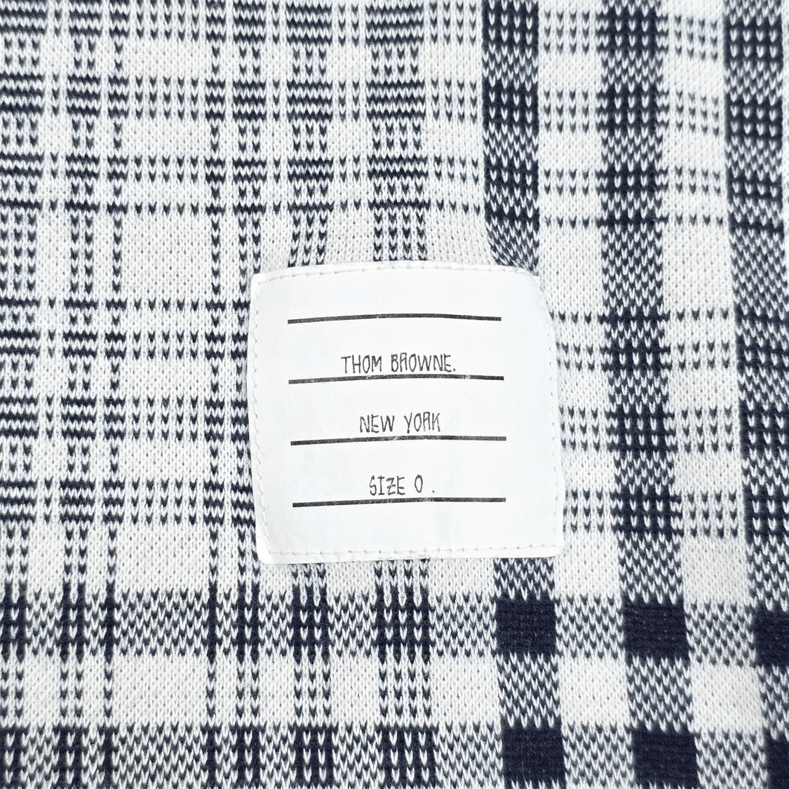 톰브라운 4바 체크 맨투맨 상품이미지4