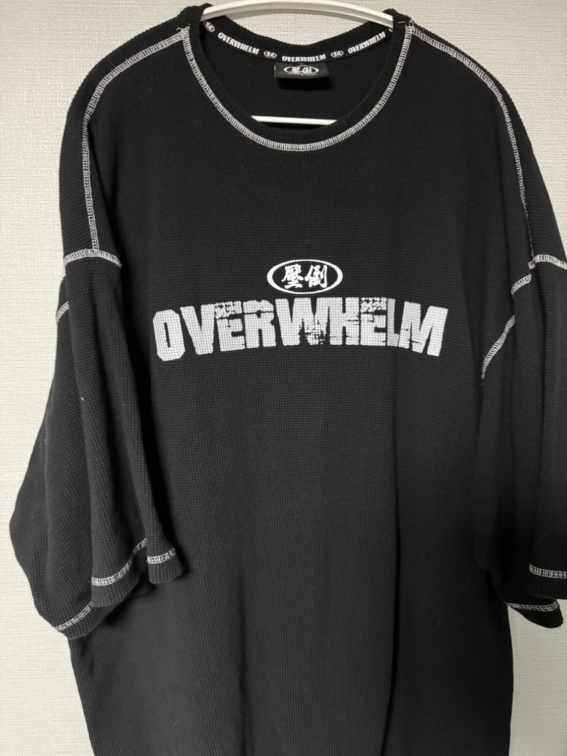 압도 반팔 와플 셋업 L 상품이미지1