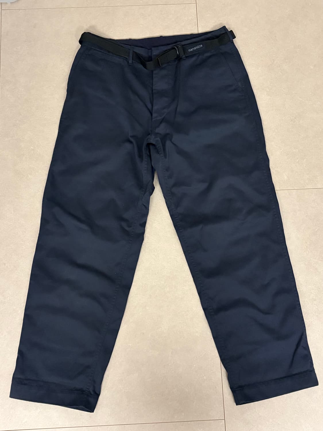 나나미카 와이드치노팬츠 네이비 34 상품이미지1