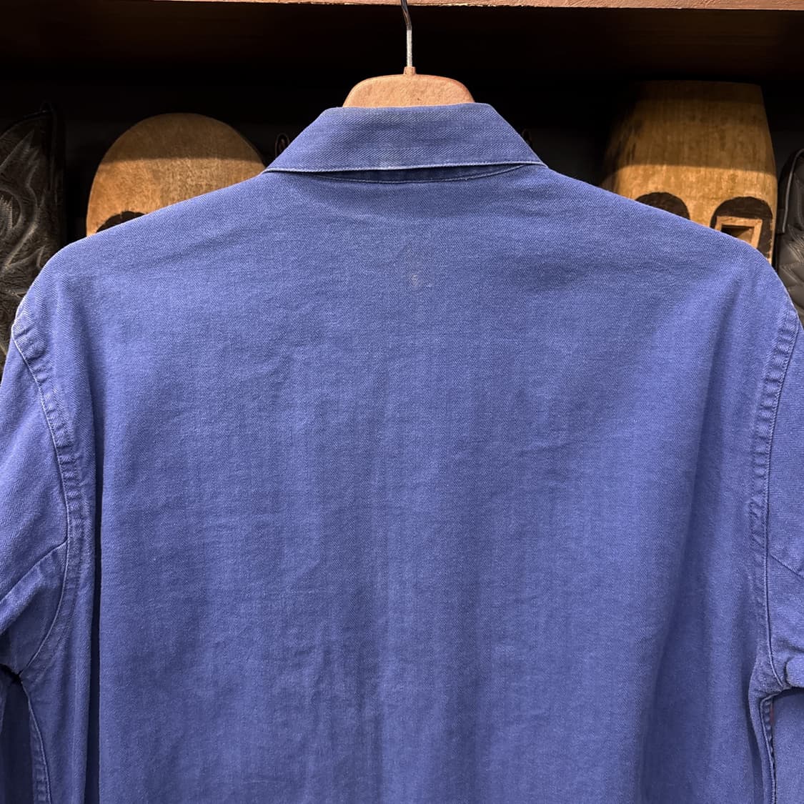 70~80s 오리지널 4포켓 프렌치 워크자켓 헤링본 트윌 N814 상품이미지8