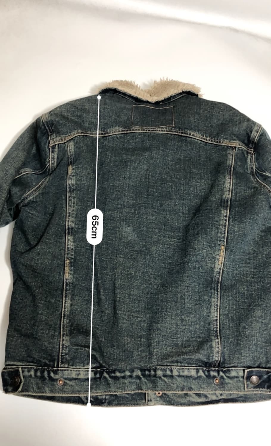 아베크롬비 90s 데미지드 쉐르파 데님자켓 XL 상품이미지9