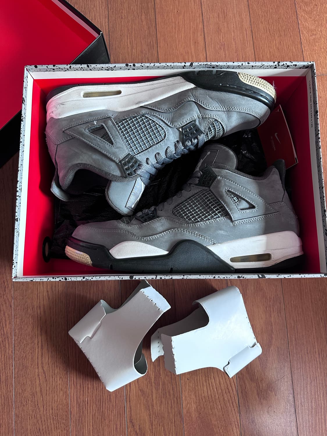 [280] 나이키 에어조던4 레트로 쿨그레이 2019 상품이미지7