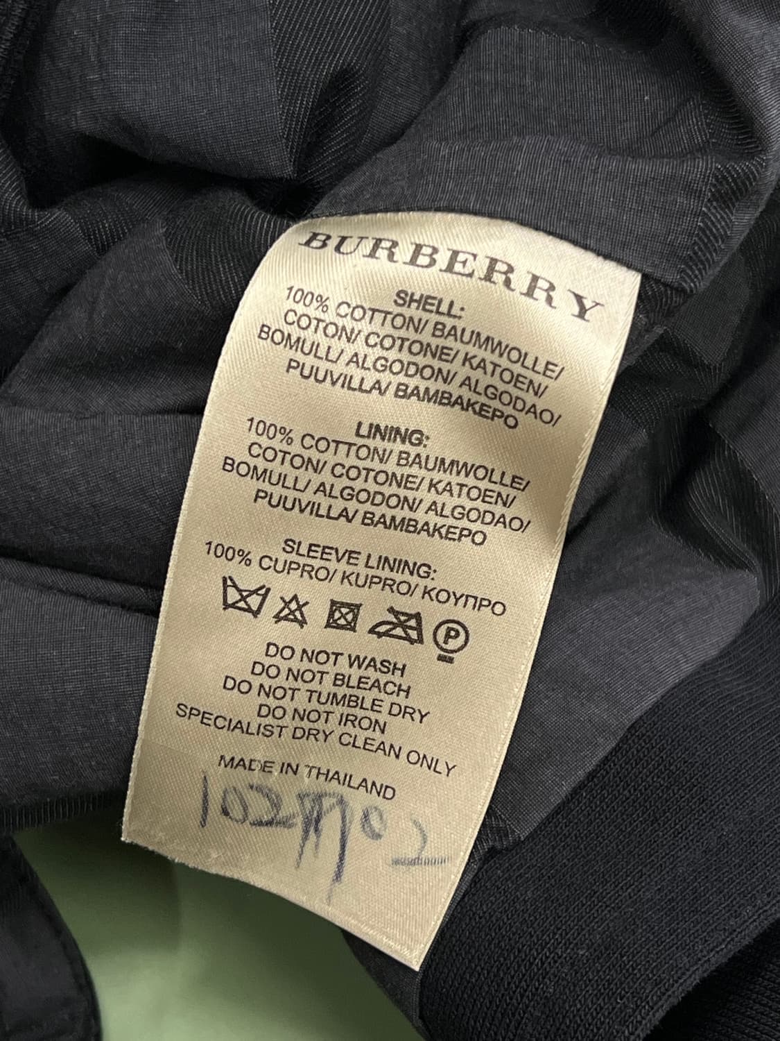 (M) 버버리 브릿 코튼 더블 트렌치 코트 상품이미지5