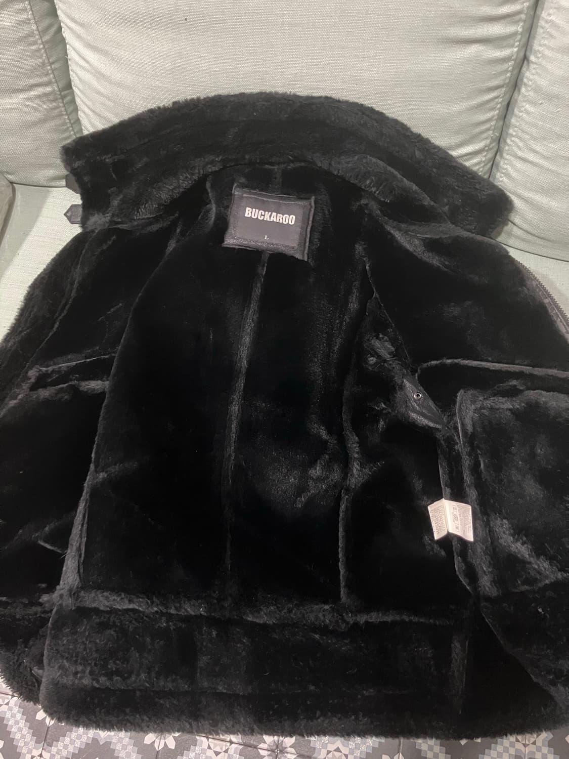 올블랙 무스탕 (버커루) 상품이미지6