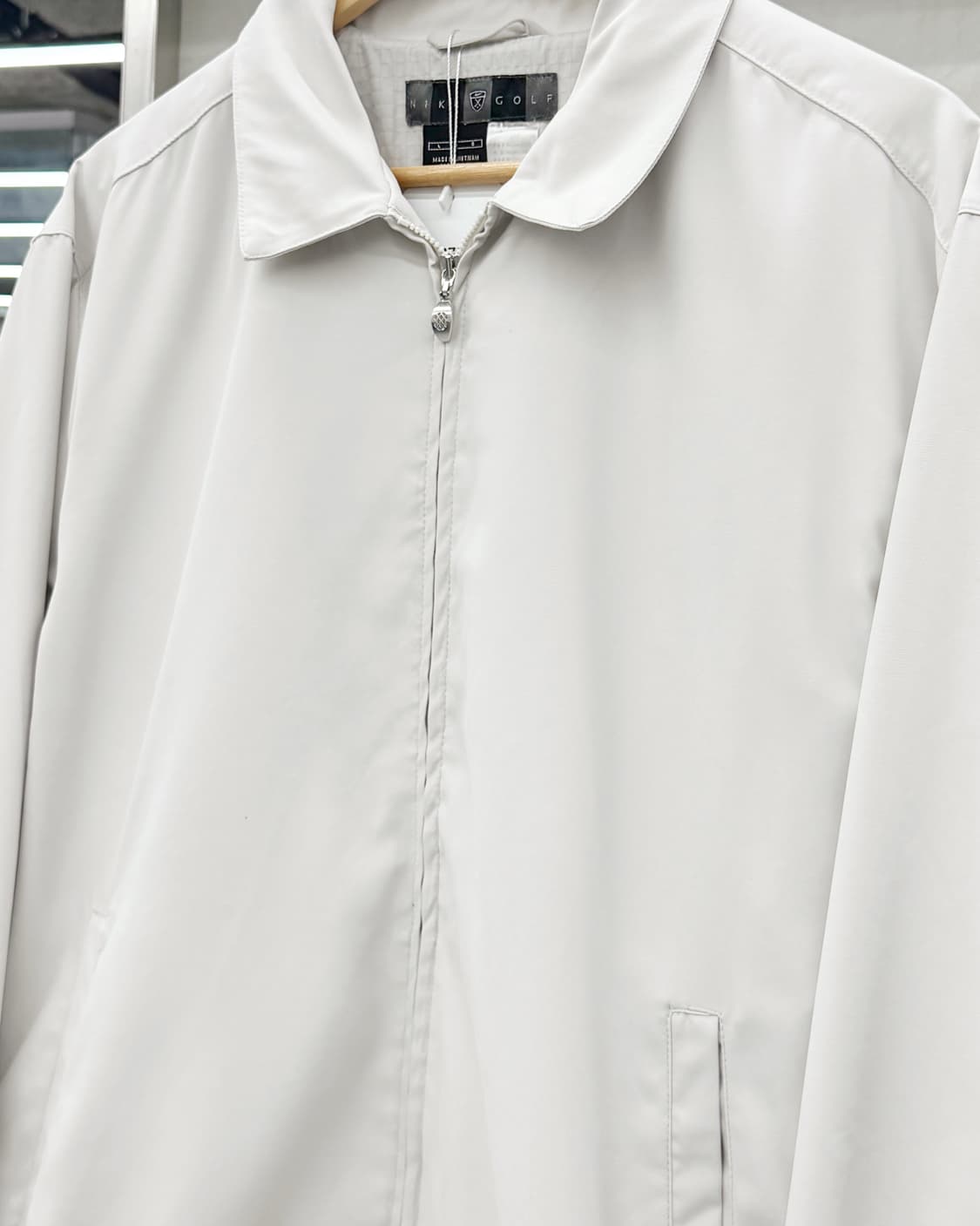 나이키 00s 폴리쉘 아이보리 스윙톱 자켓 상품이미지2