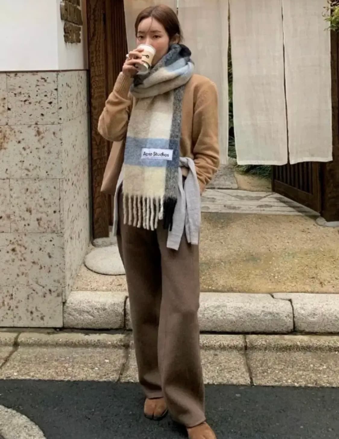 아크네 스튜디오 멀티컬러 알파카모헤어울머플러 남여공용 상품이미지8