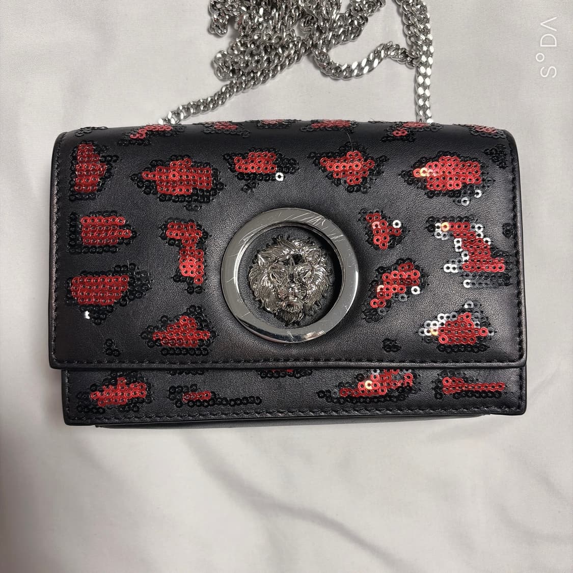 베르수스 베르사체 블랙 레오파드 라 메두사 미니 크로스백 상품이미지2