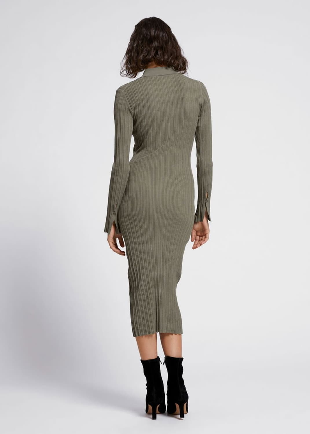 & other stories Fitted Midi Shirt Dress 상품이미지3