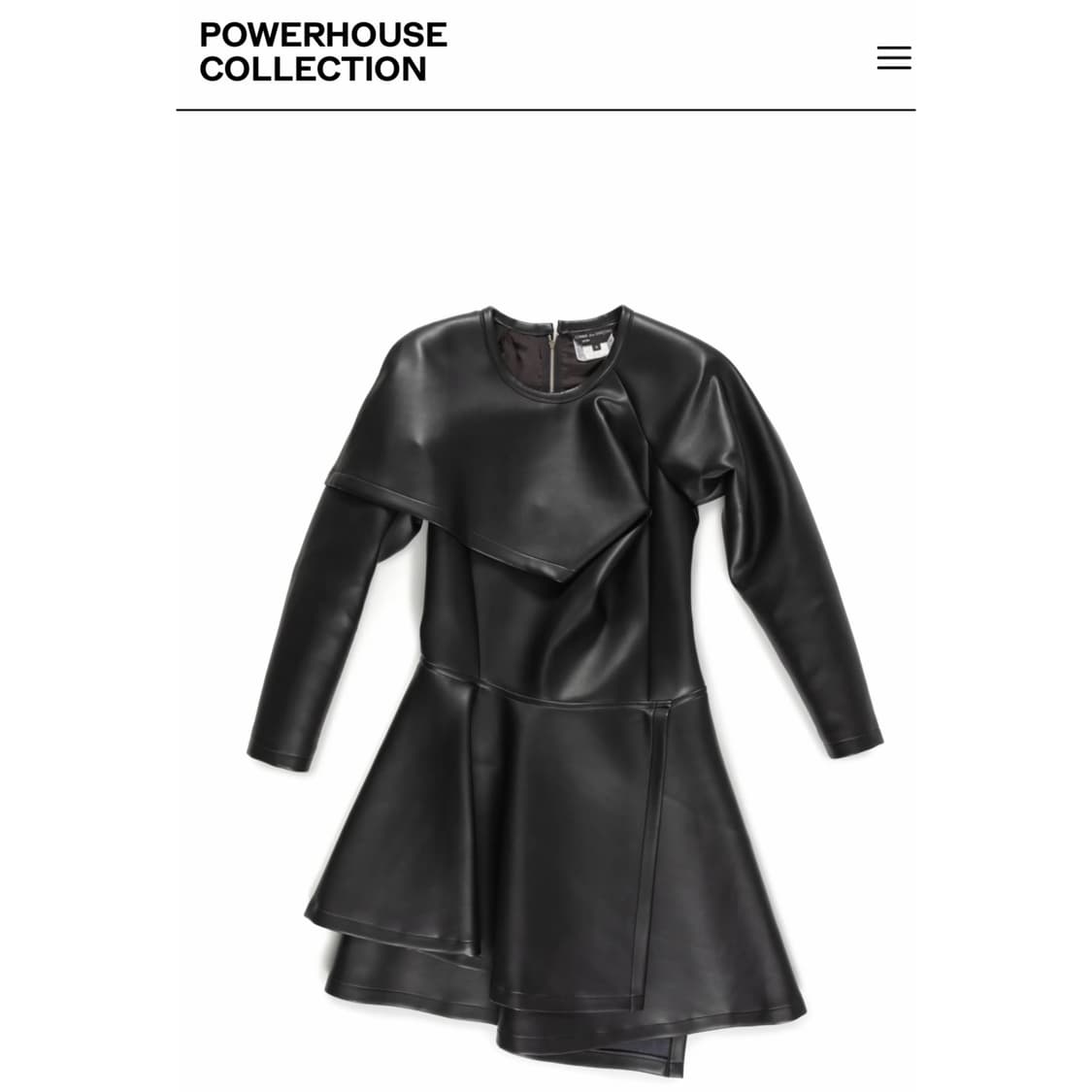 꼼데가르송 - 1987 레더 드레스 상품이미지6