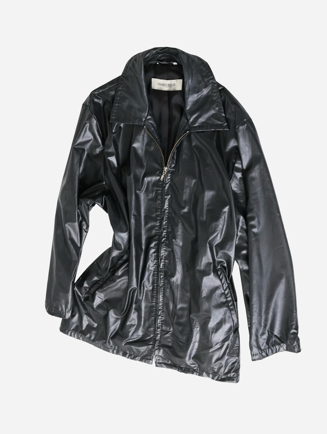 Marina Rinaldi Black Shiny Jacket 상품이미지2