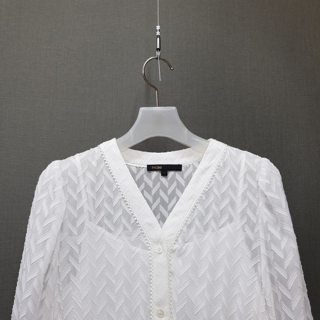 마쥬 maje 2022 브이넥 롱 티어드 원피스 S사이즈 상품이미지2