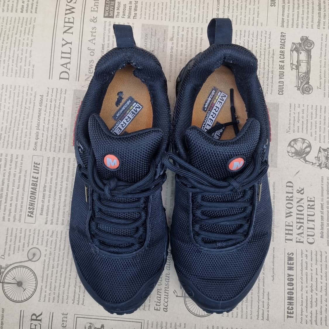 메렐 고어텍스 올블랙 트레킹화38 240 상품이미지2