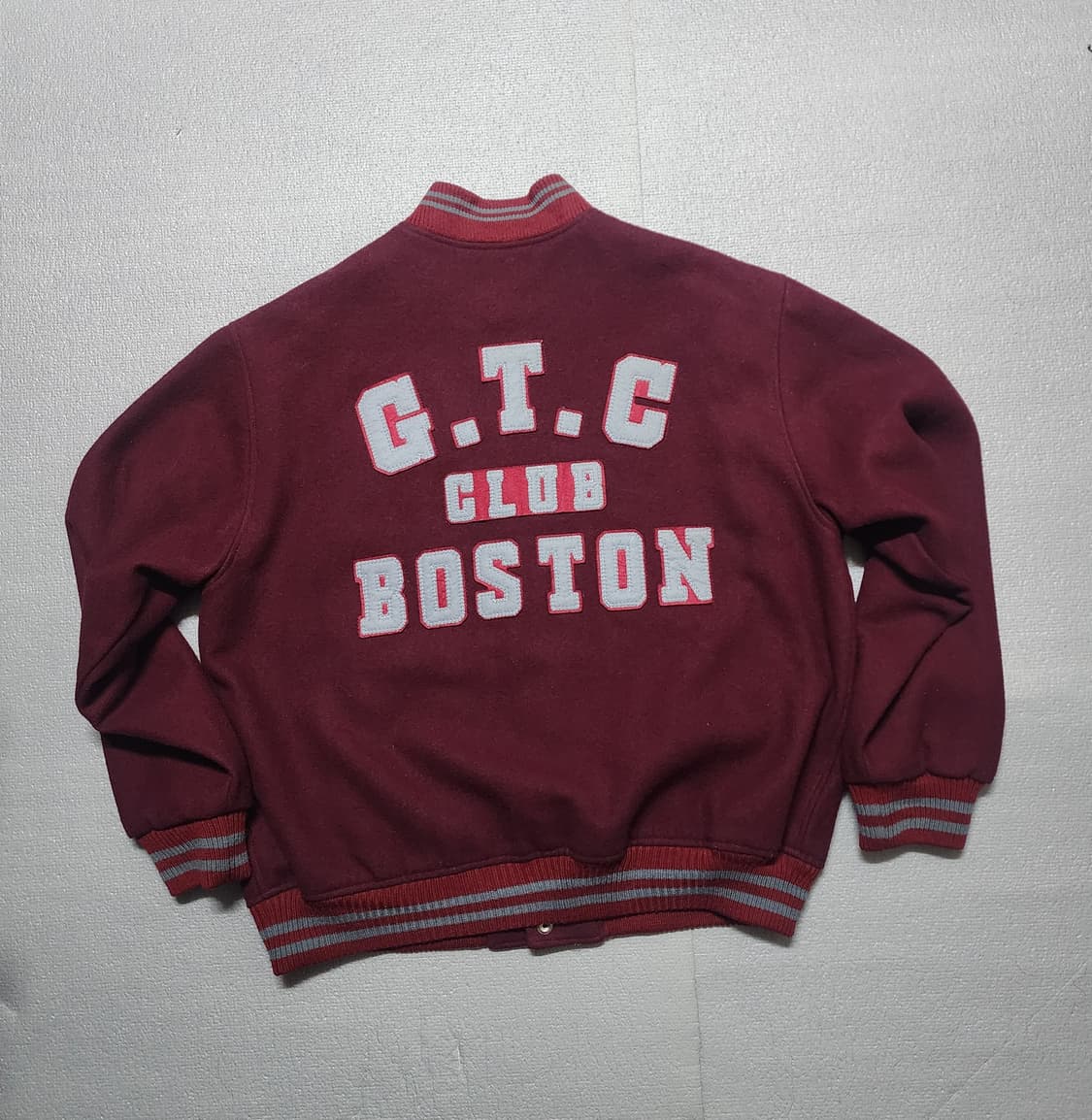 빈티지 80's 톰슨가젤 레터맨 울 바시티 자켓 상품이미지1