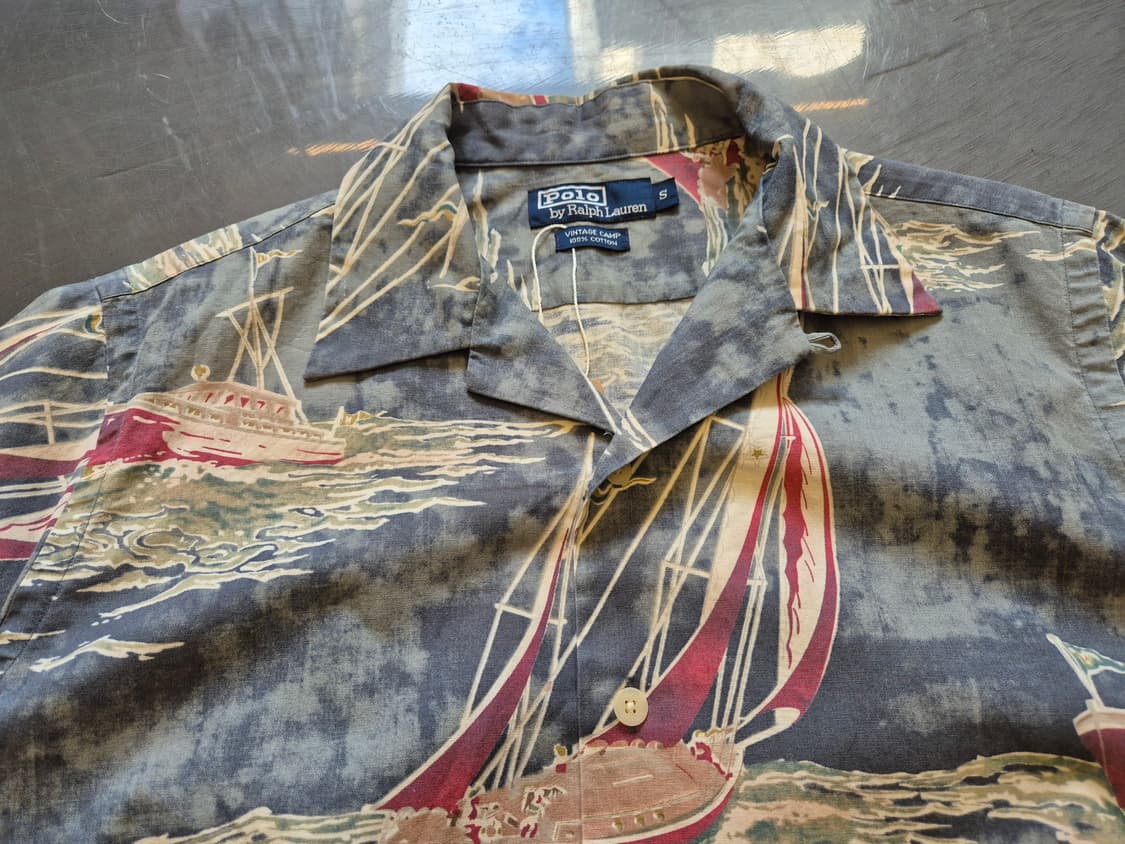 00s 폴로랄프로렌 오픈카라 셔츠 상품이미지2