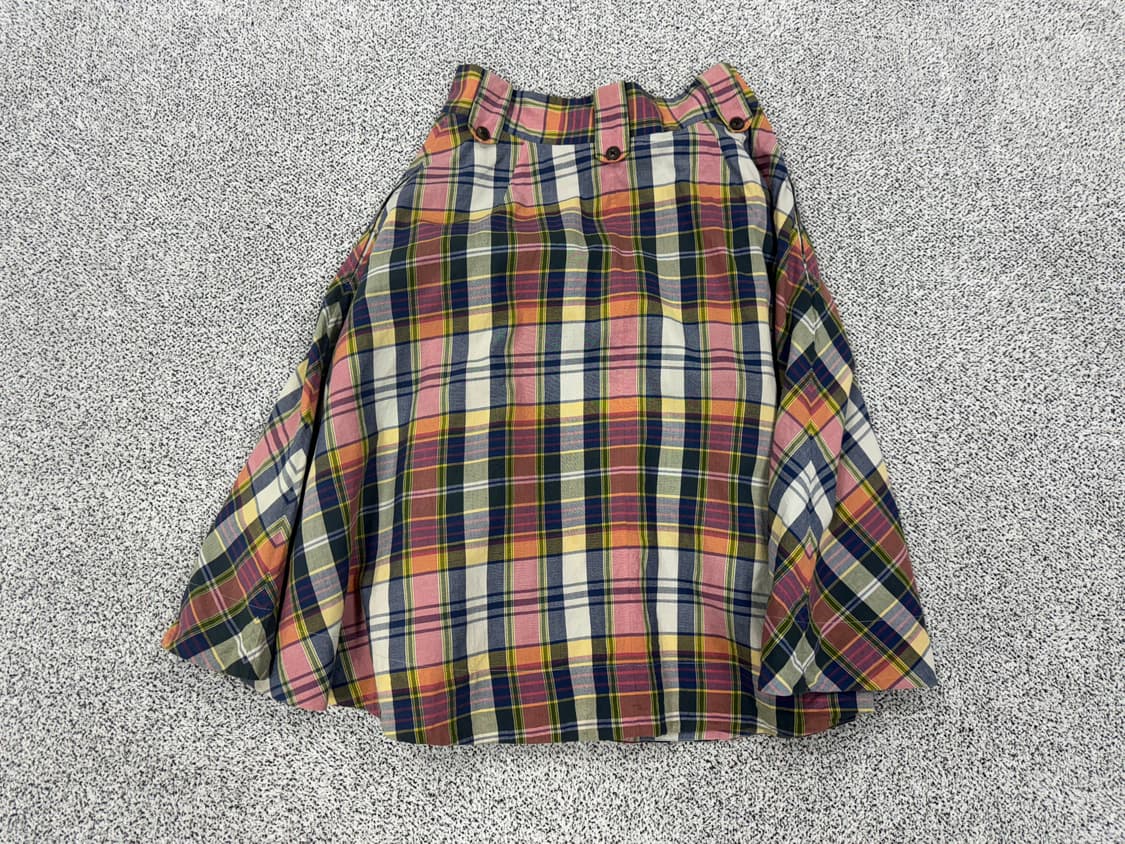 폴로 랄프로렌 체크 롱스커트 상품이미지3