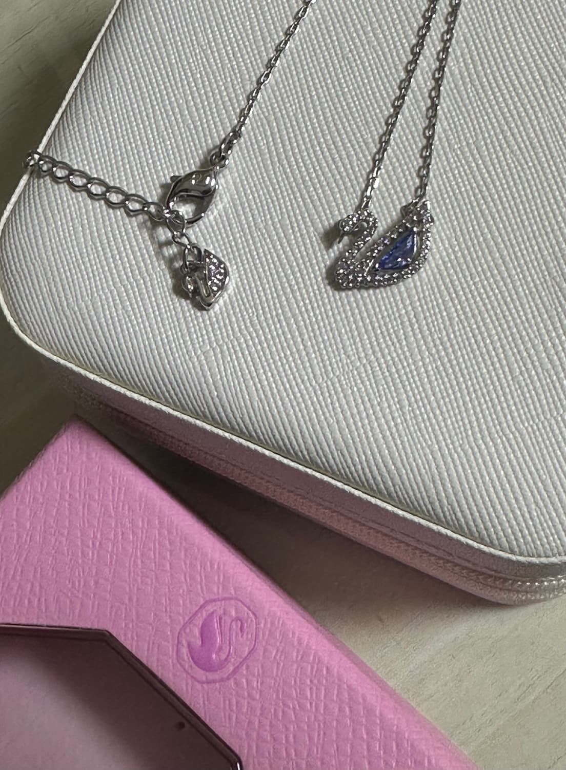 스와로브스키 블루 목걸이 상품이미지1