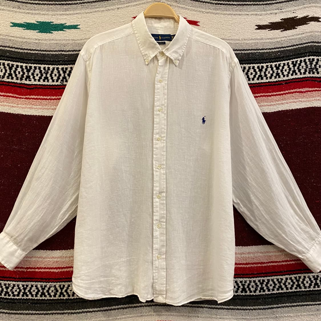 새상품급 00s USA 폴로랄프로렌 정품 린넨셔츠 상품이미지5