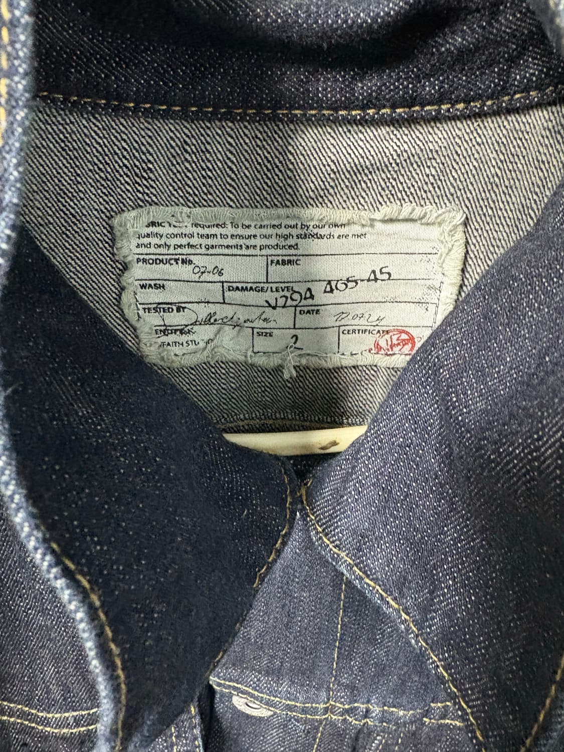 Nofaith studios raw denim japanese jaket 상품이미지6