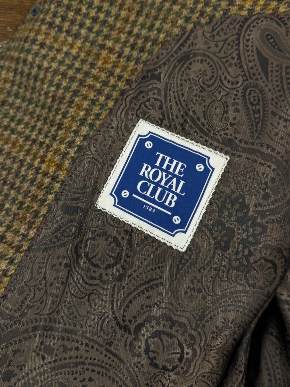 더 로알 클럽 트위드 폴로코트 100 상품이미지7