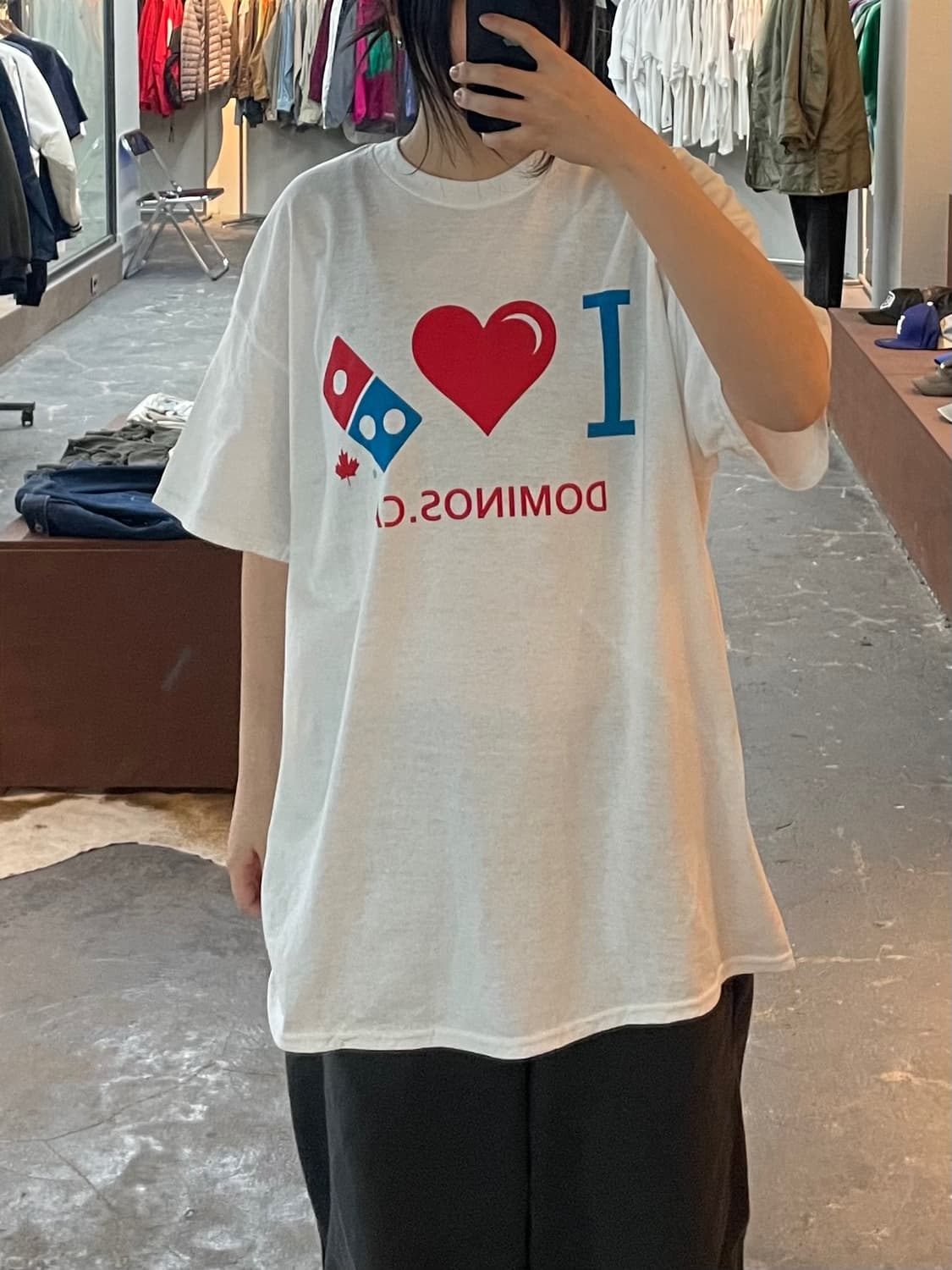 도미노피자 캐나다 로고 반팔 H2128 상품이미지1