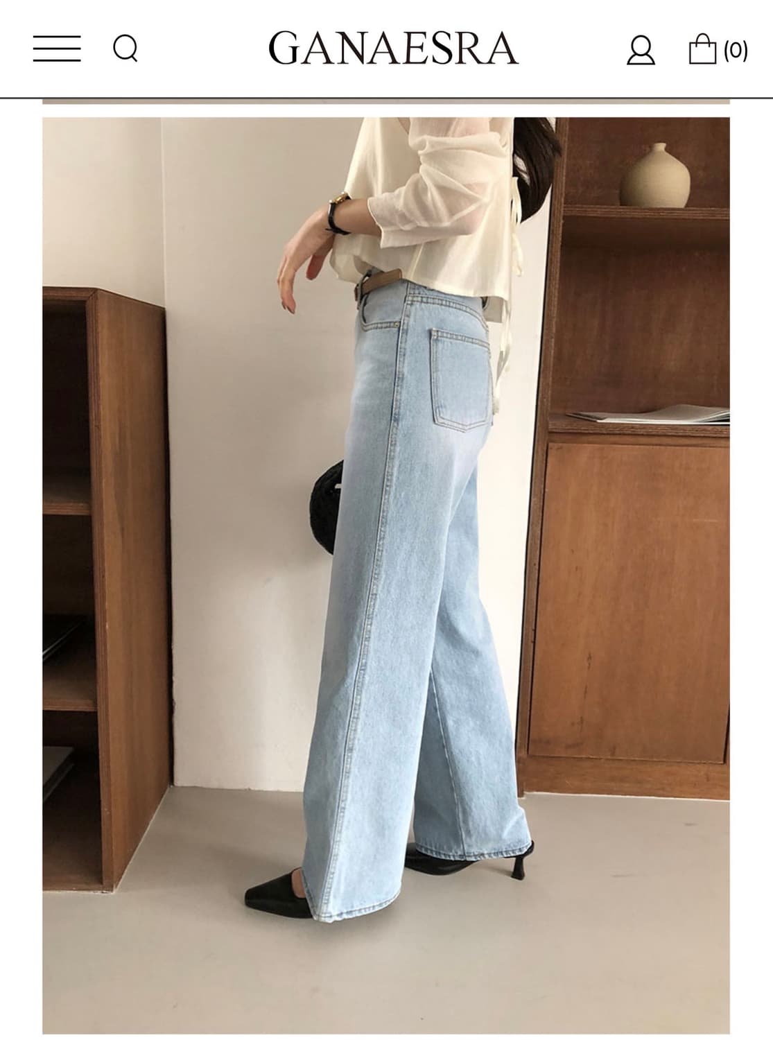 가내스라 오디네르 디핀연청데님(S,long) 상품이미지2