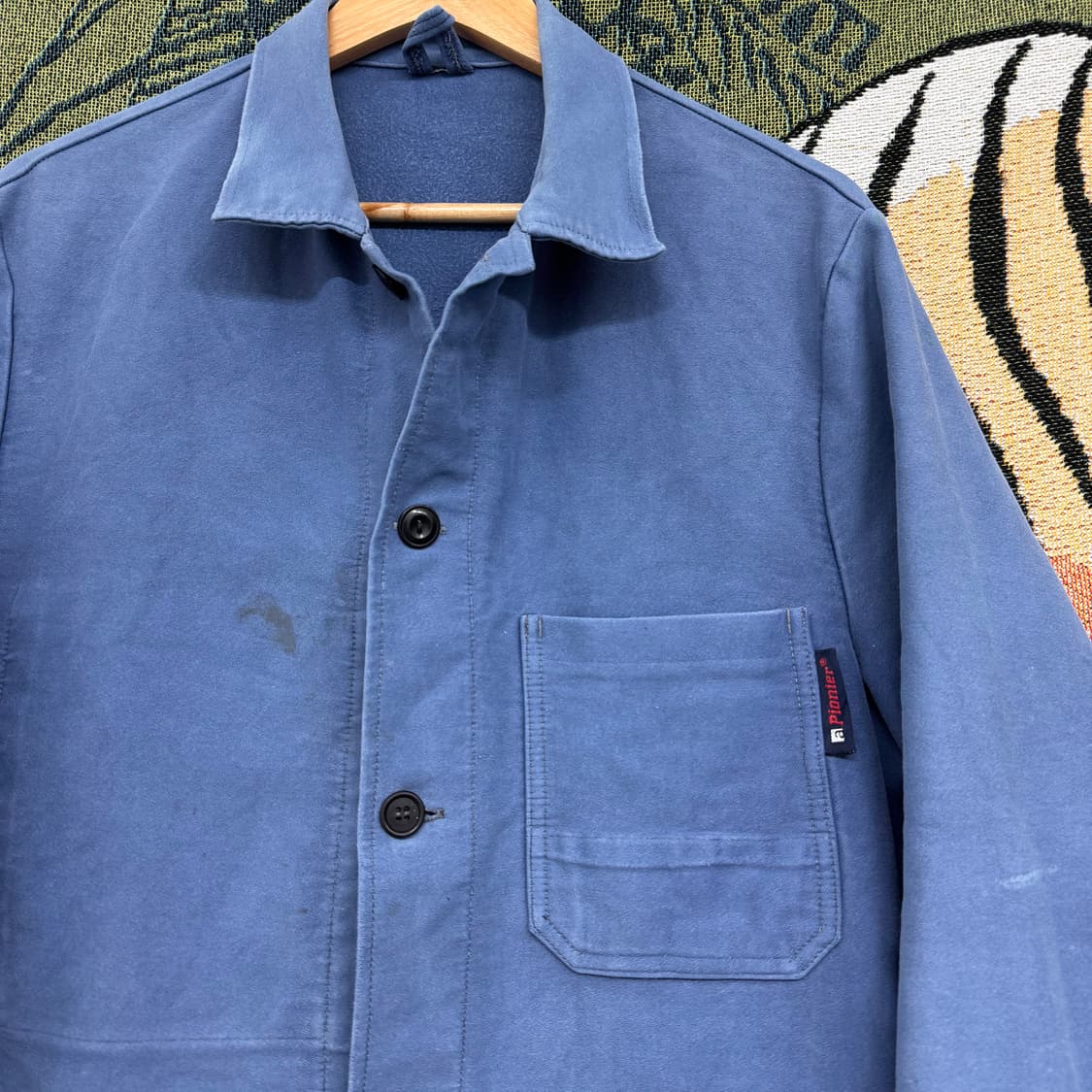 60s 빈티지 Pionier 몰스킨 프렌치 워크 자켓 (XL)  상품이미지2