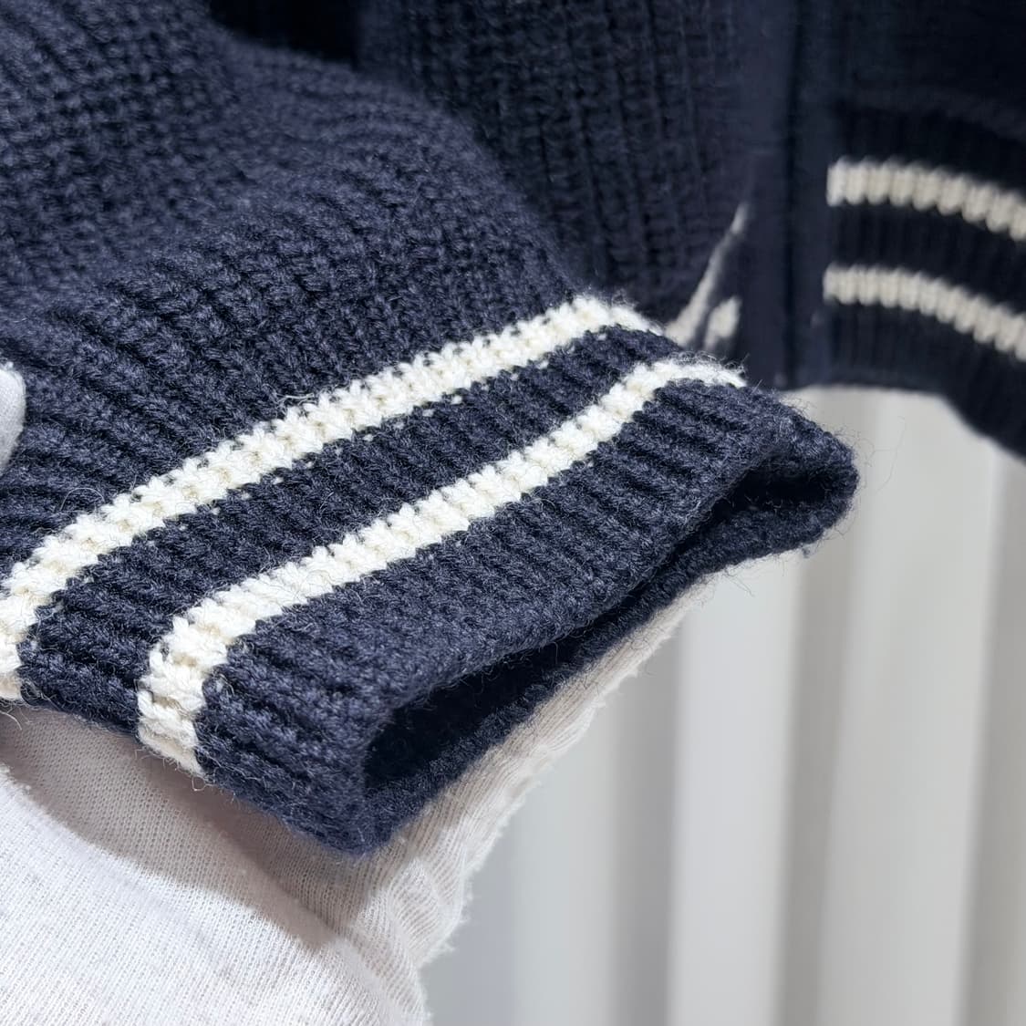 (A+/XS) / 셀린느 콜리지 후드 자켓 네이비 상품이미지4