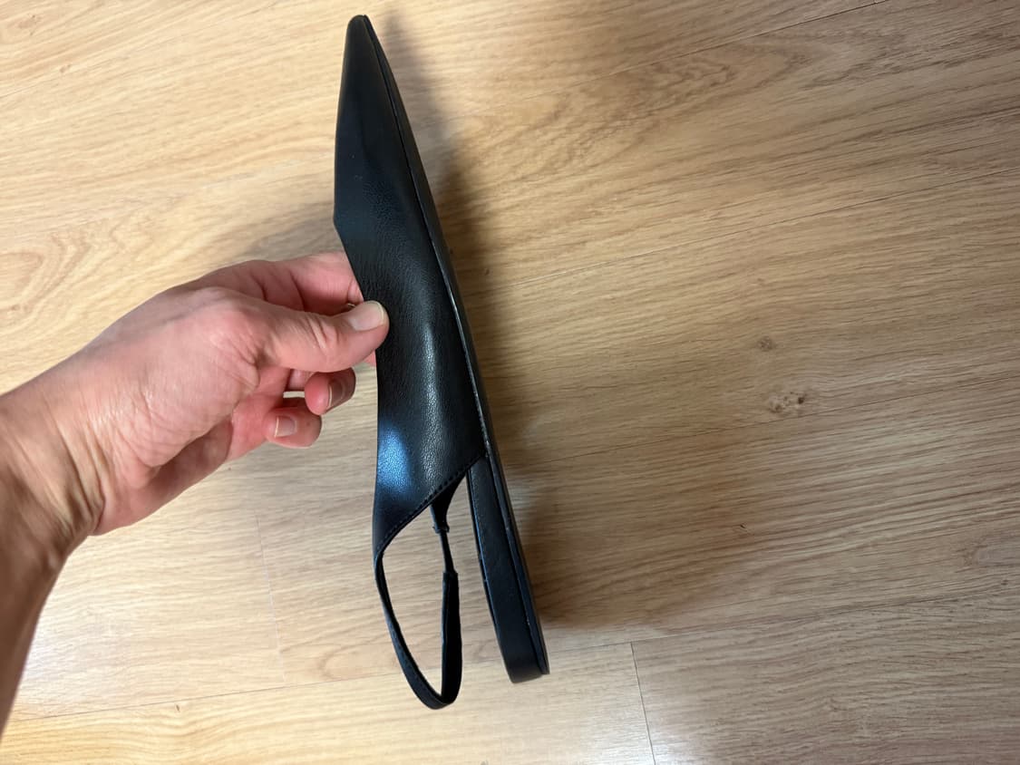 h&m 블랙 플랫 슬링백 구두 40 상품이미지2