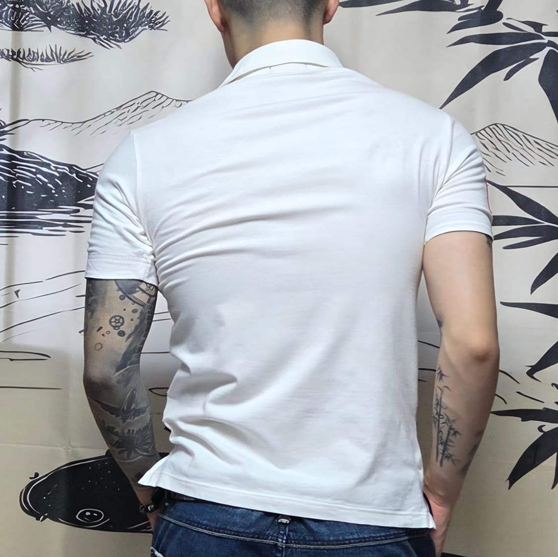 체크 포인트 반팔 카라티 상품이미지9
