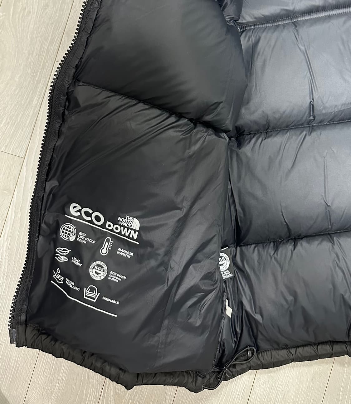 노스페이스 노벨티 눕시 패딩 블랙 L(100) 상품이미지5