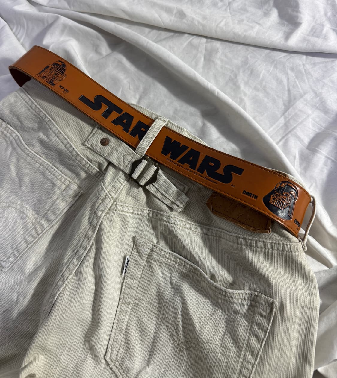1977 fox film 스타워즈 캐릭터 엠보 레더 벨트 상품이미지3