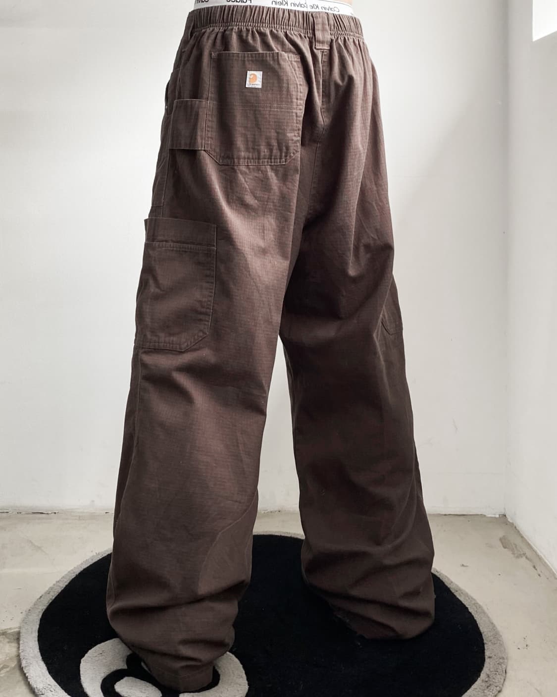 칼하트 C54108 멀티 카고 립스탑 스크럽 팬츠 상품이미지1