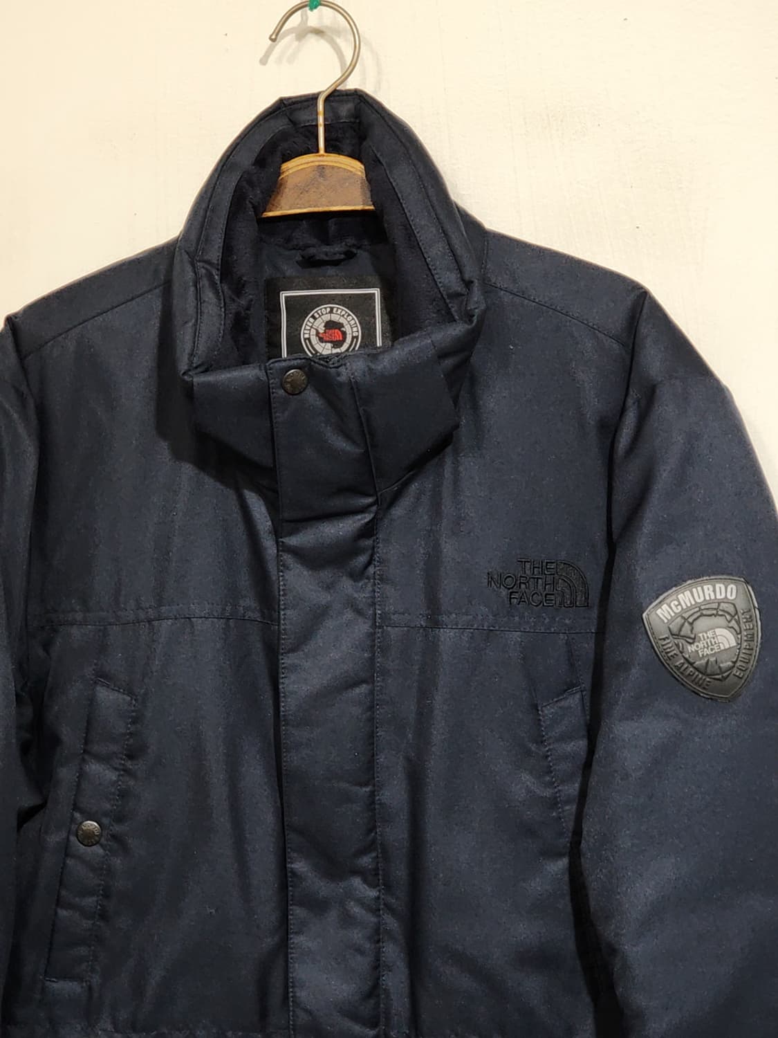 (L) 노스페이스 오리털 패딩점퍼 네이비 맥머도 다운자켓  상품이미지2