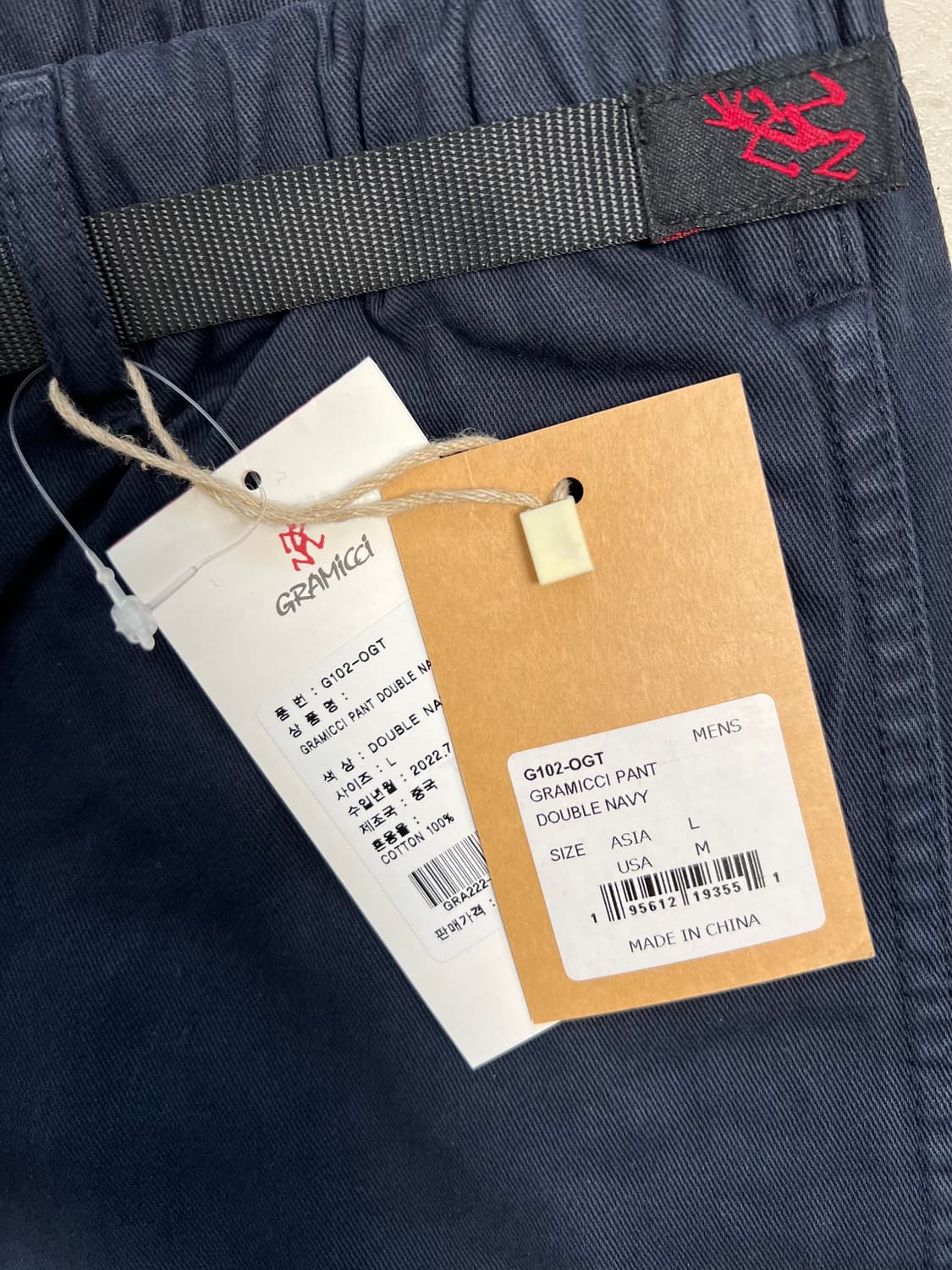 그라미치 팬츠 더블네이비 L 상품이미지2