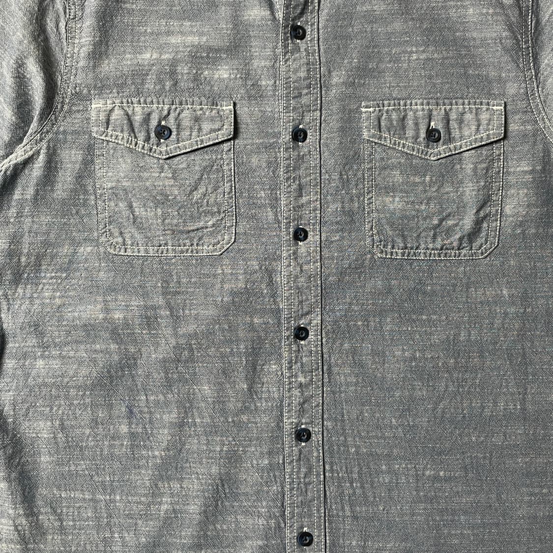 WOOLRICH 울리치 빈티지 코튼 데님 반팔 셔츠 A00767 상품이미지3