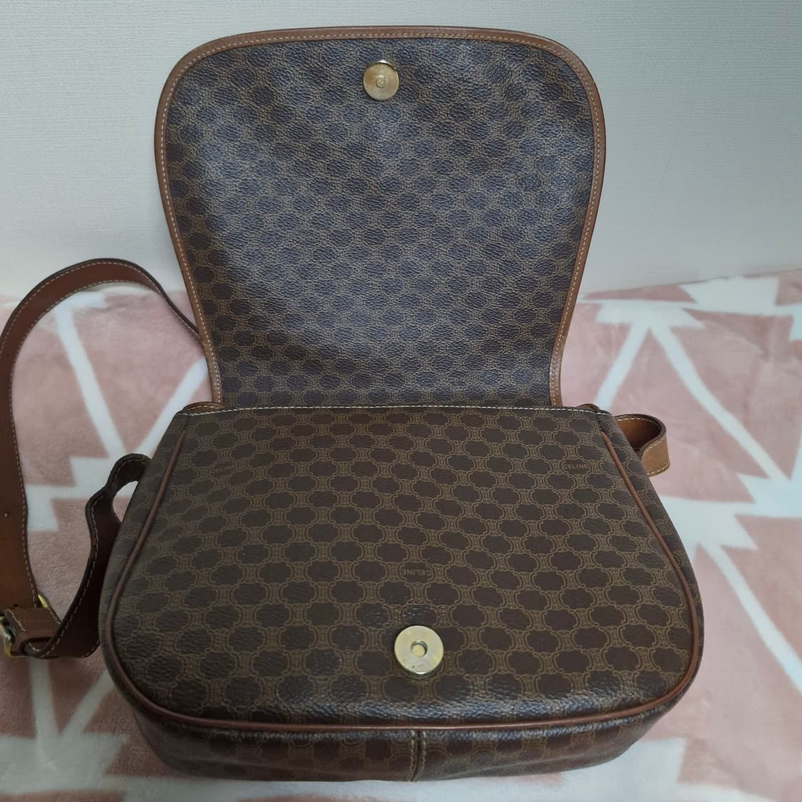 Celine 올드 셀린느 마카담 숄더백 정품 트리옹프 상품이미지3