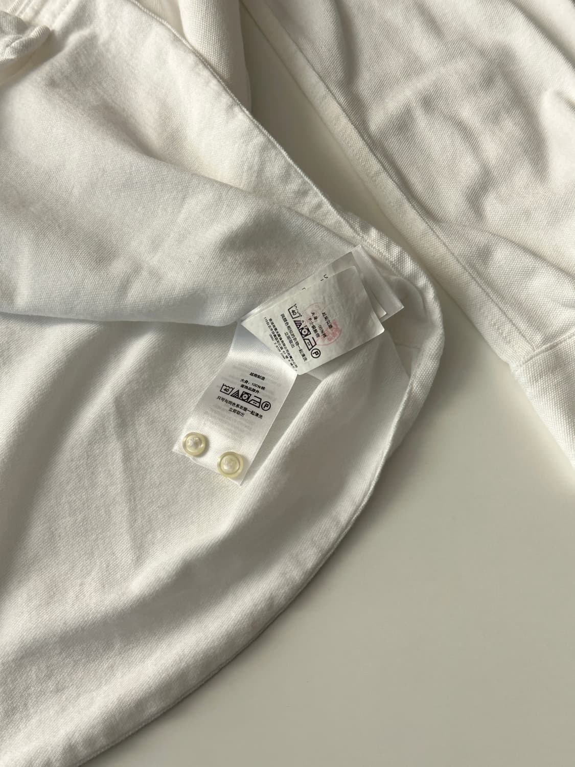 폴로 랄프로렌 화이트 셔츠 L 상품이미지7