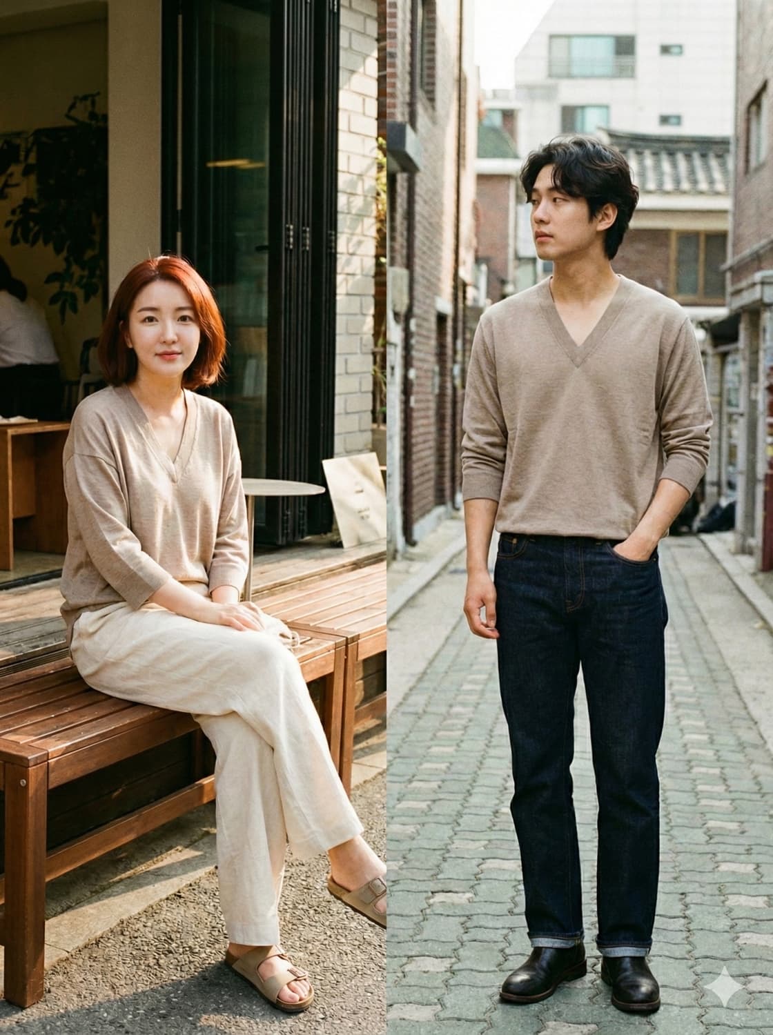 COS Wool Beige Minimal Knit (L) 상품이미지1