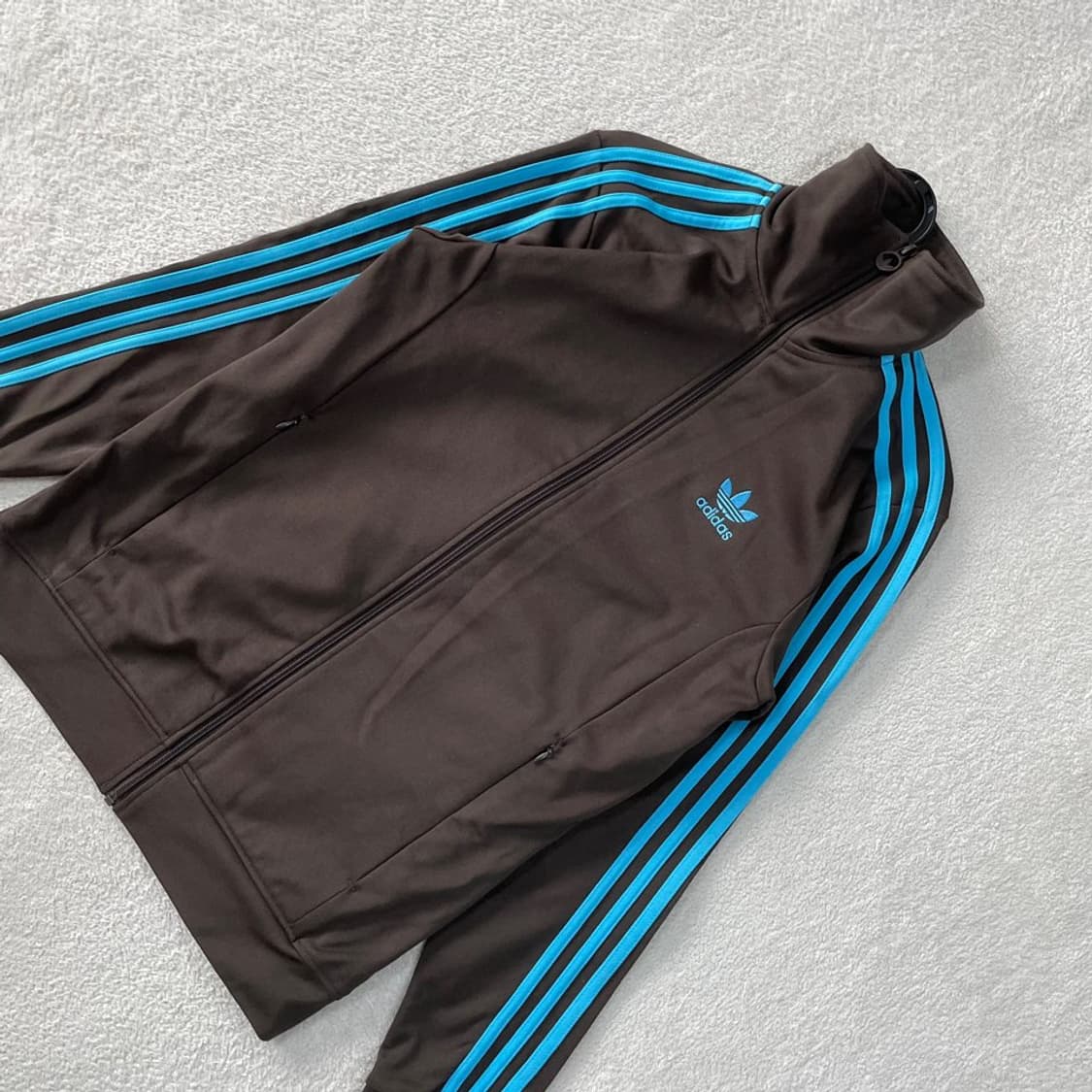 100 아디다스 유로파 브라운민트 트랙탑 져지 상품이미지3