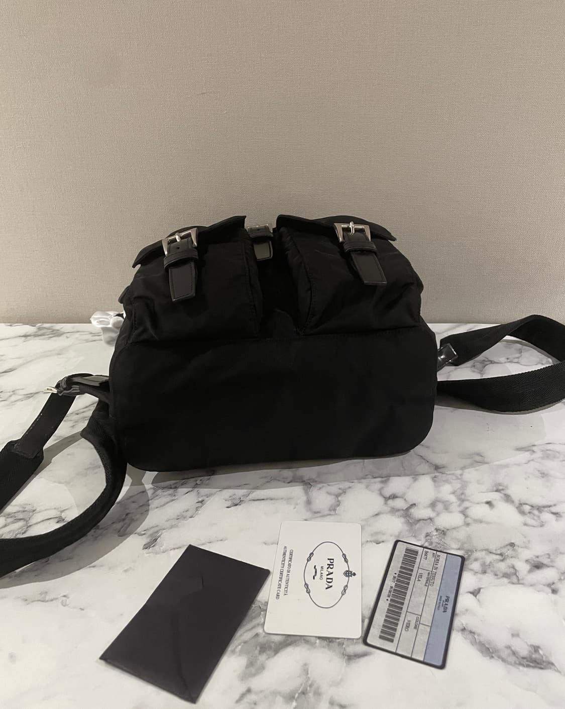정품 프라다 백팩 스몰 상품이미지4