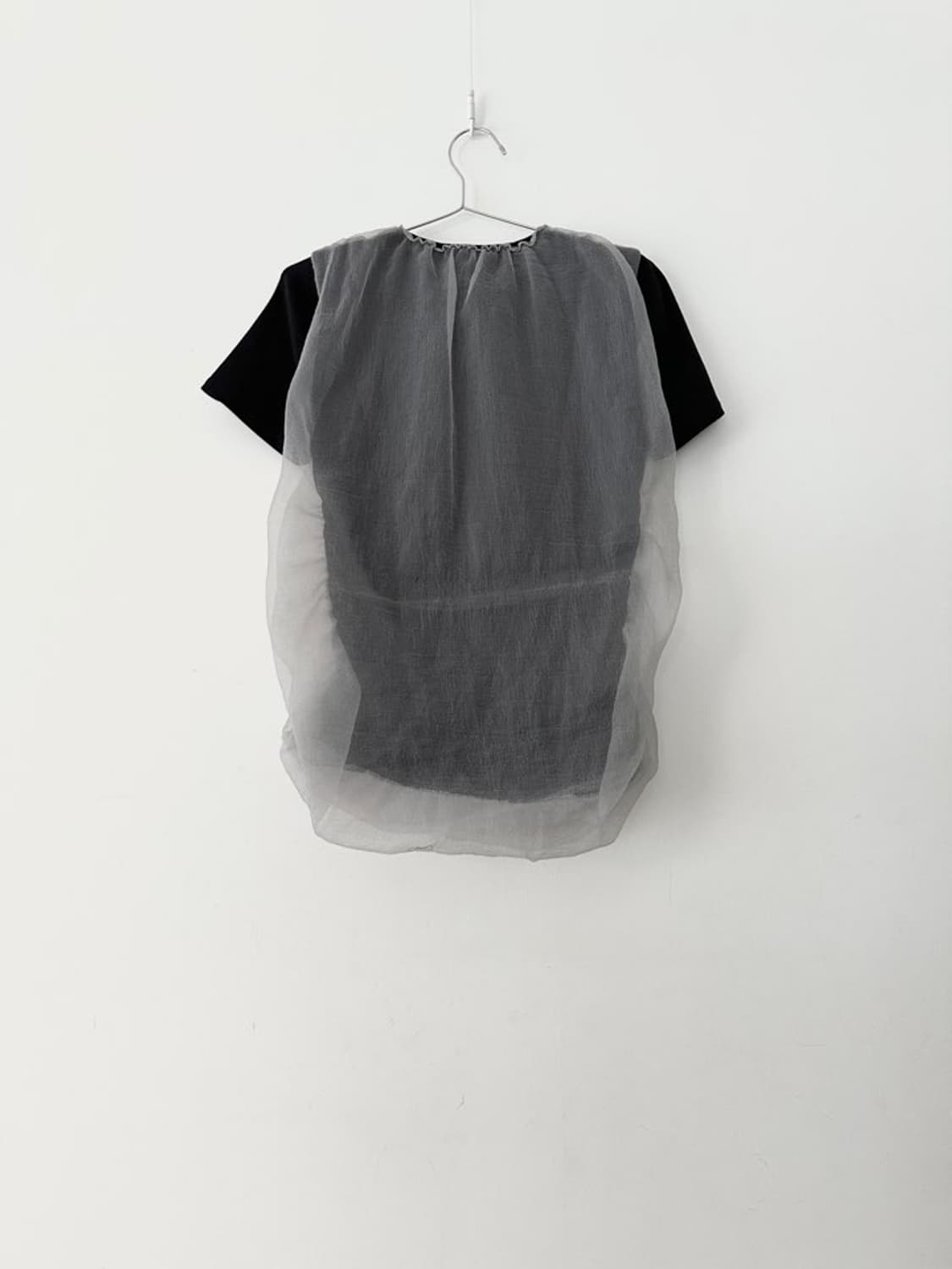 MARNI double layer organza top / black 상품이미지3