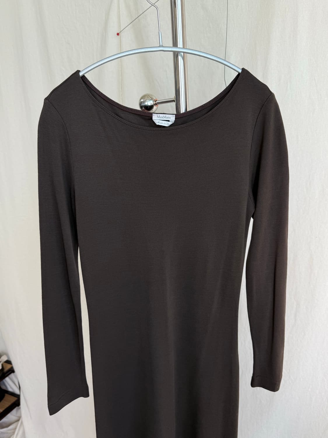 Maxmara (Italy) 레이온 울 롱 드레스 상품이미지2