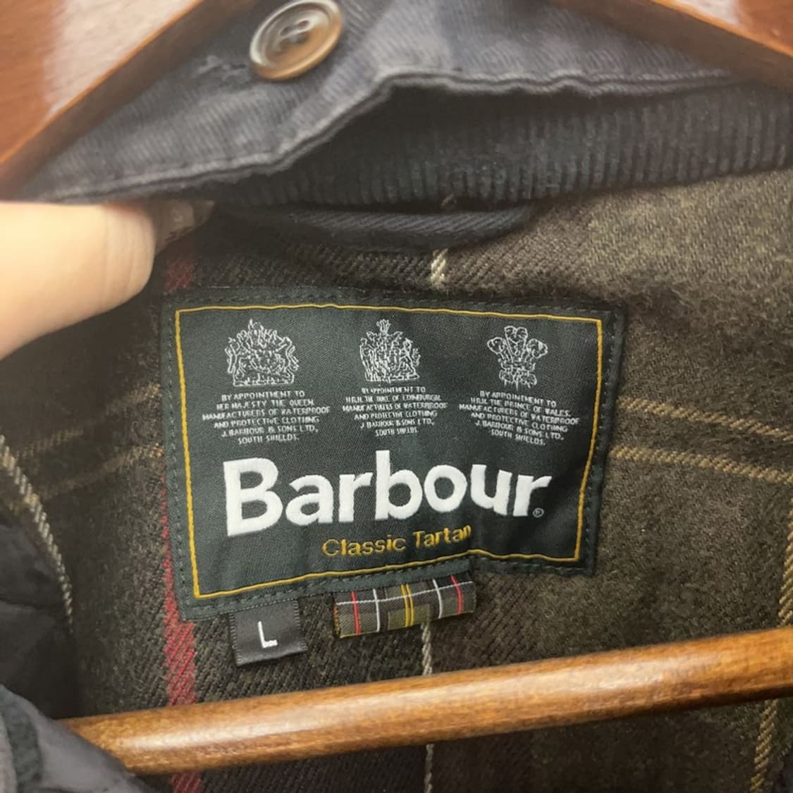 바버 BARBOUR 클래식 타탄 빈티지 왁스 자켓 105 C06309 상품이미지3