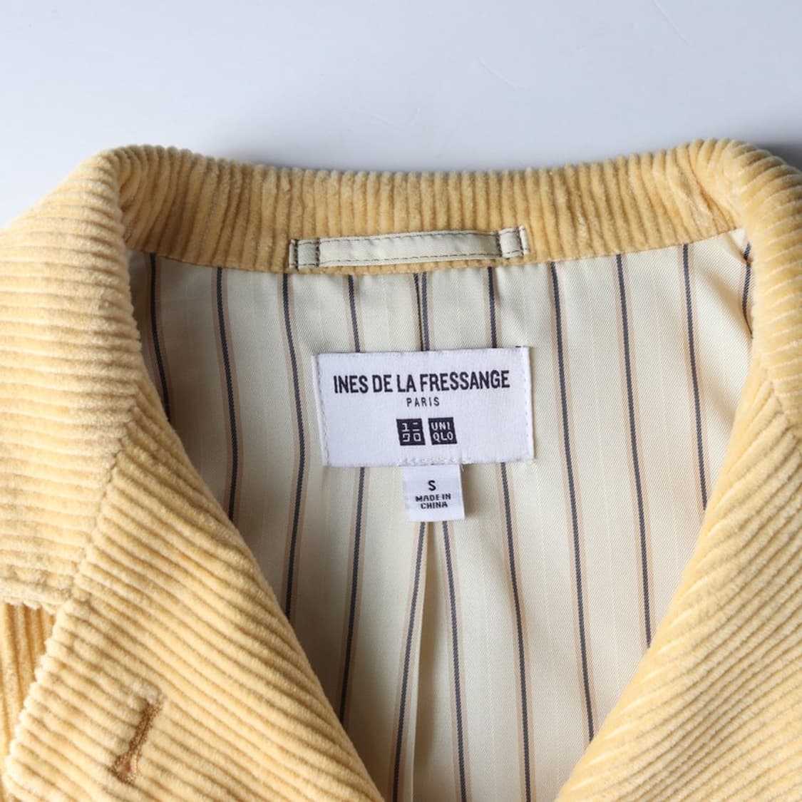 INES DE LA FRESSANGE x UNIQLO 코듀로이 자켓 S  상품이미지5