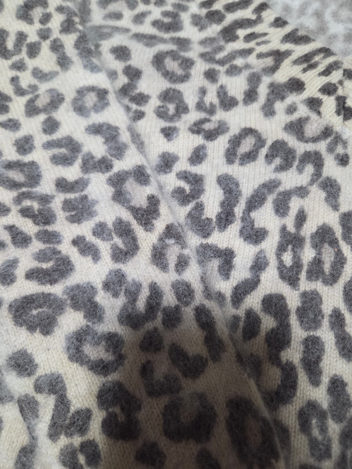 리미푸 LIMI Feu 레오파드 앙고라 니트 상품이미지2