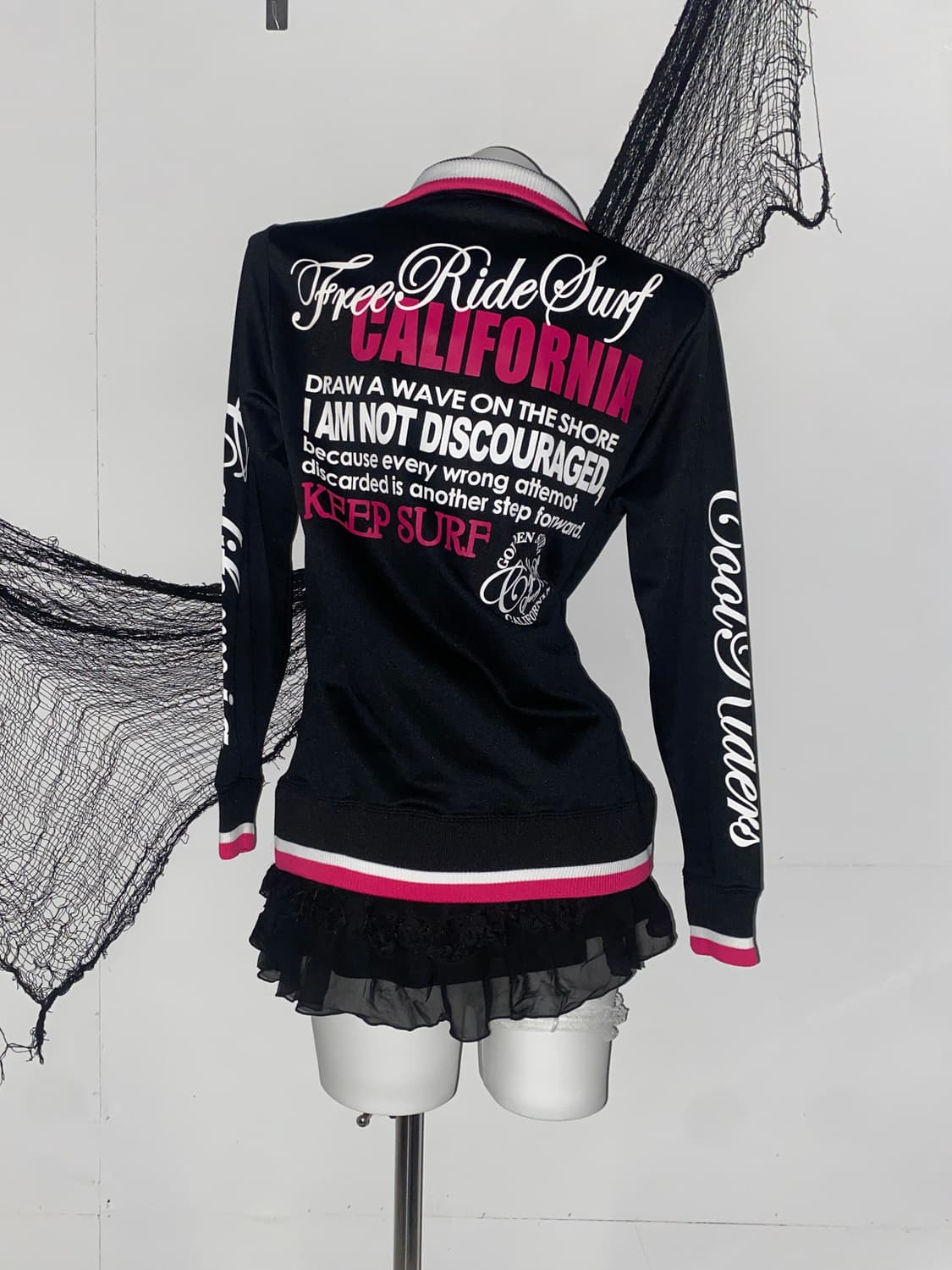 ꒰ঌ 펑투케 레터링 져지 집업 ໒꒱ 상품이미지3